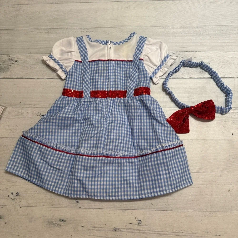 Halloween Costumes baby Kansas girl‎ Dorothy wizard of oz costume 3-6 months